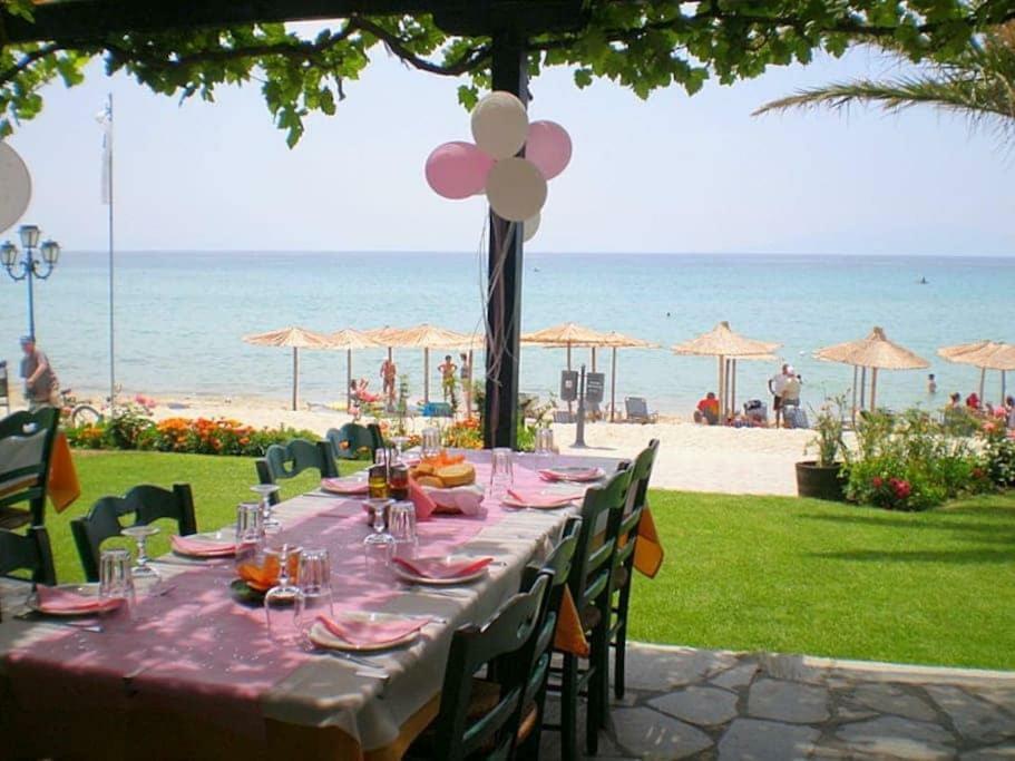 Seaside Beach House Siviri Zewnętrze zdjęcie